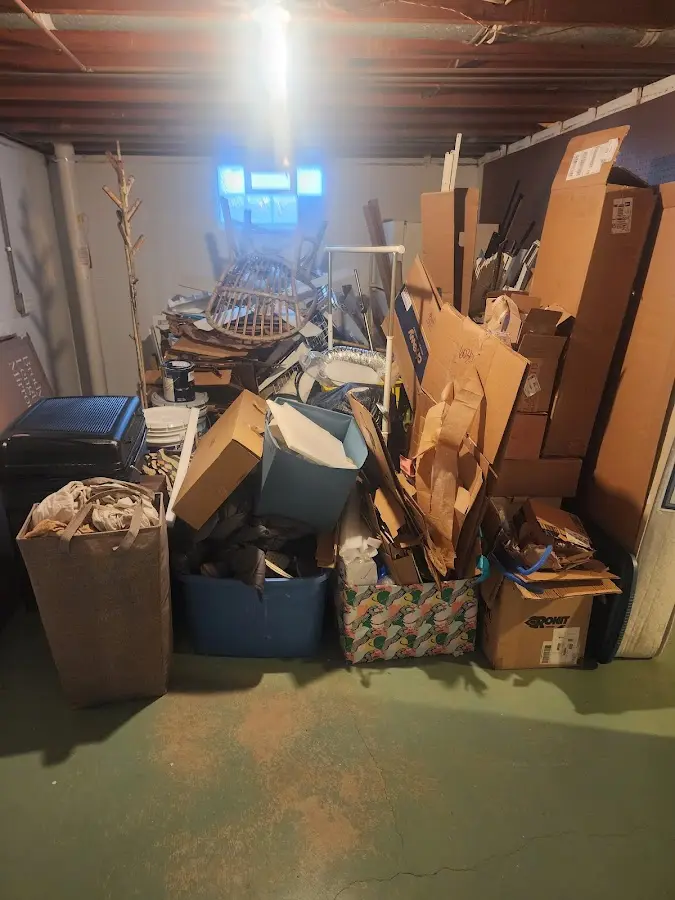 Roll-off dumpster container at job site for 20 Yard Dumpster Rental in Vallejo